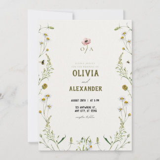 La magie du mariage des longues invitations