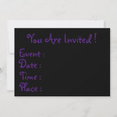 La magie est des invitations réelles (Dos)