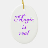 La magie est ornement vrai-ovale (Dos)