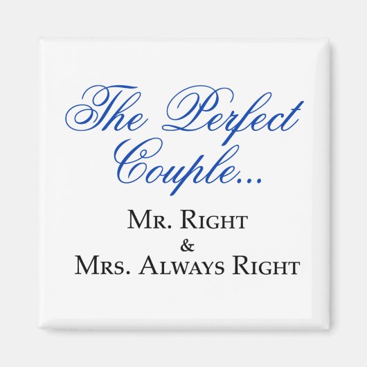 LA MAGNET DE COUPLE PARFAITE (Devant)