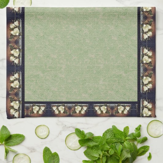 La magnolia de Heade fleurit les serviettes de (Plié)