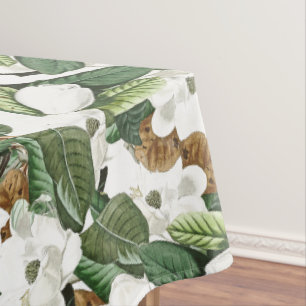 La magnolia fleurit le blanc et la nappe florale