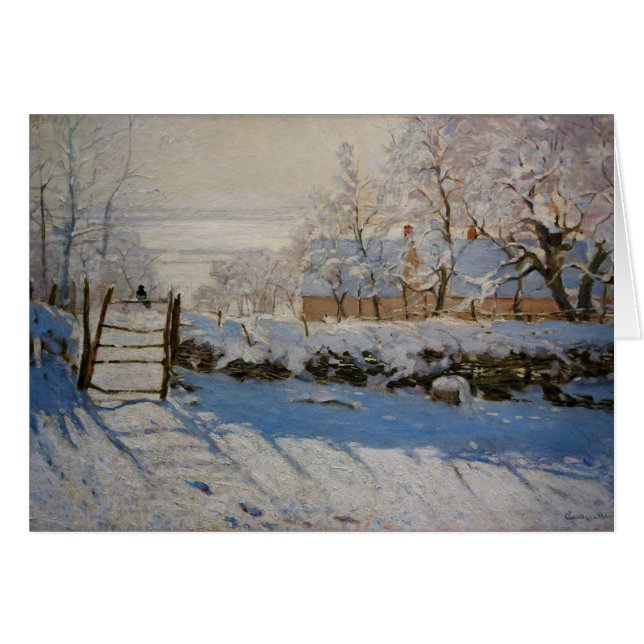 La Magpie par Claude Monet (Devant horizontal)