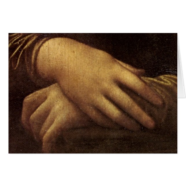 La main de Mona Lisa par Leonardo da Vinci C. (Devant horizontal)
