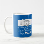 La Maison Blanche abrite une femme, Hillary Mug (Gauche)