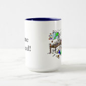 La maison brasse Funny Ham Radio Shack Mug (Centre)