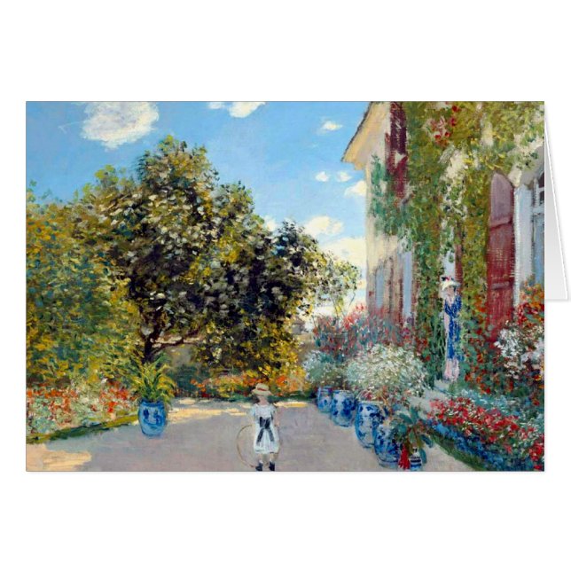 La maison de l'artiste par Claude Monet (Devant horizontal)