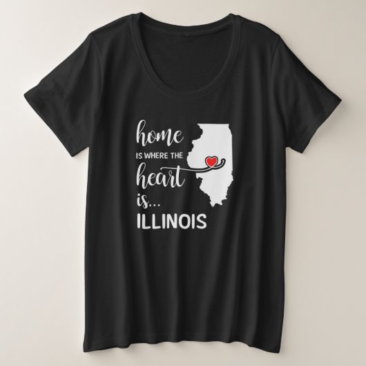 La maison de l'Illinois est le coeur (Design devant)