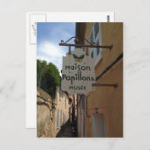 La Maison Des Papillons Musee carte postale (Devant / Derrière)