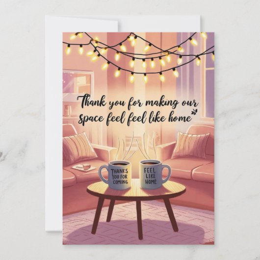 La maison est meilleure avec vous dans la carte (Devant)