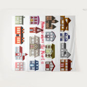 La maison est où est le cœur Tapisserie (Devant (Horizontal))