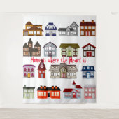 La maison est où est le cœur Tapisserie (Devant)