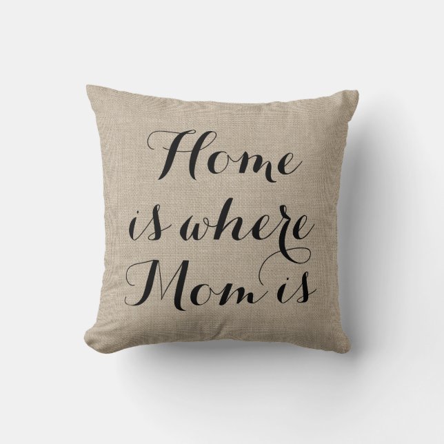 La maison est où la maman est coussin (Recto)