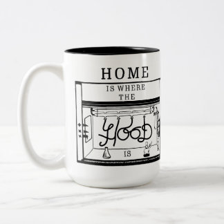 La maison est où le capot est tasse