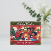 La maison est où le coeur est carte postale (Debout devant)