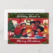 La maison est où le coeur est carte postale (Devant / Derrière)