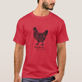 La maison est où les poules sont le Tshirt Manderl