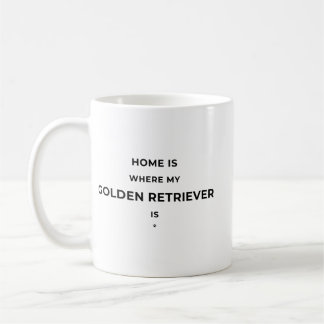 La maison est où... - Mug blanc