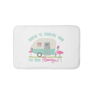 La maison est où vous mettez votre tapis de bain