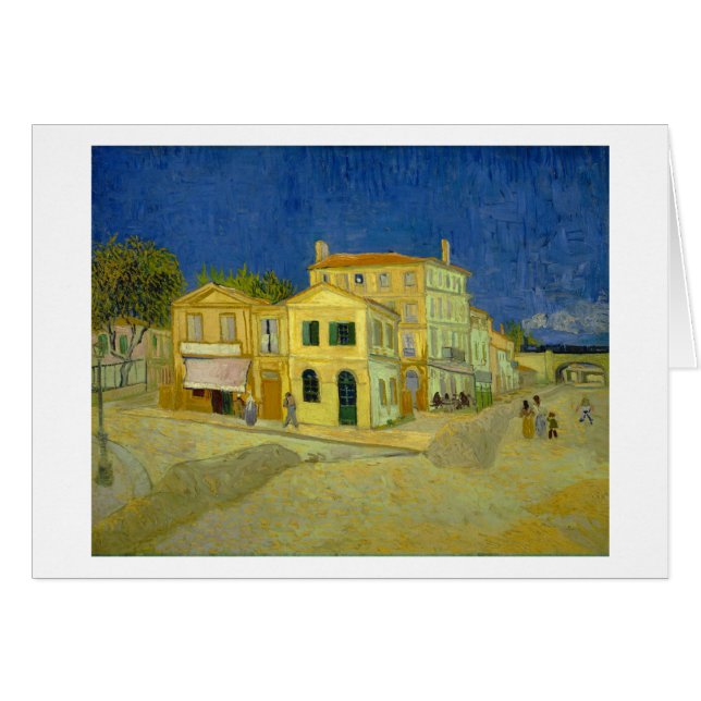 La Maison Jaune (F464) Van Gogh Art (Devant Horizontal)
