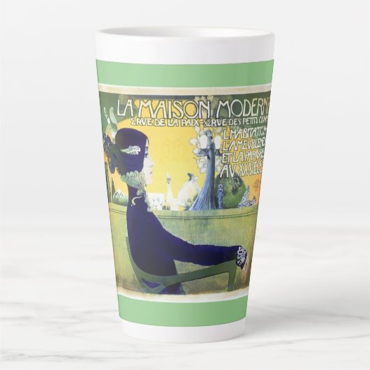 La Maison Moderne Art Noveau Latte Mok (Voorkant)