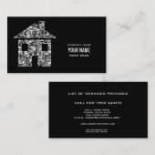 La maison moderne de Chambre entretient le carte (Devant / Derrière)