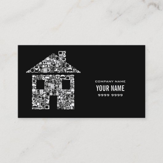 La maison moderne de Chambre entretient le carte (Devant)