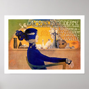 La Maison Moderne - de Druk van de Jugendstil door Poster