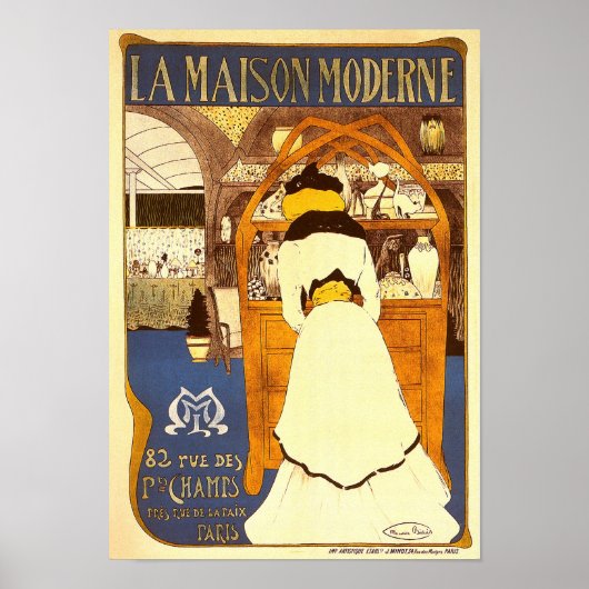 La Maison Moderne, Maurice Biais Poster (Voorkant)