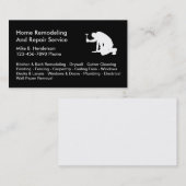 La maison simple répare des cartes de visite (Devant / Derrière)