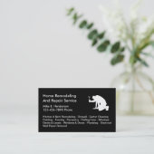 La maison simple répare des cartes de visite (Debout devant)