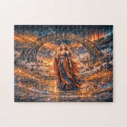 La Maîtresse du Portail – Puzzle de Fantasy Épique (Horizontal)