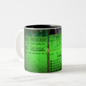 La Maladie de Lyme Signes Mugs (Devant gauche)