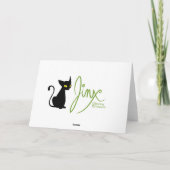 La malchance prend une carte de voeux de promenade (Dos)