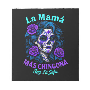 La Mamá Más Chingona Grappige Spaanse moeder Notitieblok