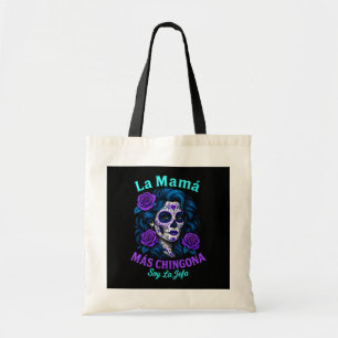 La Mamá Más Chingona Grappige Spaanse moeder Tote Bag
