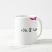 La maman a besoin d'une tasse de café minuscule (Devant droit)