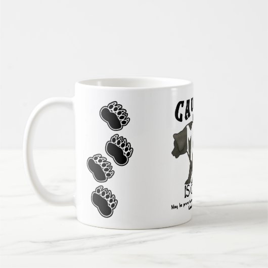 La maman concernent le devoir : Précaution ! Tasse (Gauche)