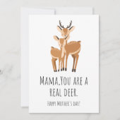 La maman est la plus chic : Carte de fête des mère (Devant)