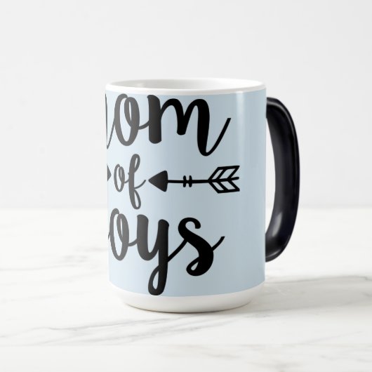 La maman morphing des garçons Mug (Devant droit)