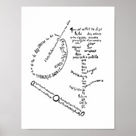 La Mandoline, l'oeillet et le bambou, Apollinaire Poster