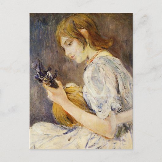 La mandoline par Berthe Morisot Carte postale (Devant)