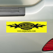 La Maquina Amarilla Logo Bumpersticker (Op auto)