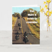 **LA MARCHE DE DAD** SUR SA CARTE "ANNIVERSAIRE" (Fleur jaune)