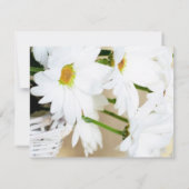 La marguerite fleurit invitation nuptiale de (Dos)