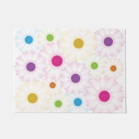 La marguerite pointille le tapis de porte (Devant)