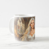 La mariée attend Mug Cathédrale Grâce (Devant gauche)