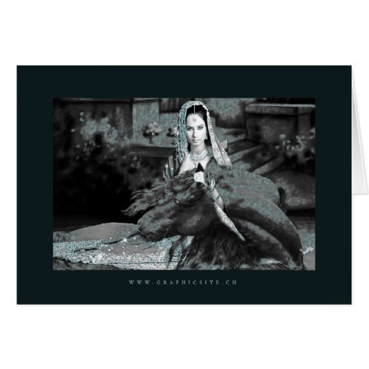 La Mariée - Carte, salutation/note (Devant horizontal)