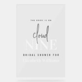 La mariée est sur un nuage 9 Baby Shower (Recto)