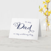 La Marine à mon père sur ma carte de jour de maria (Fleur jaune)